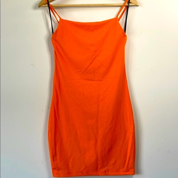 Forever 21 Orange Spaghetti Strap Mini Dress - Picture 4 of 6